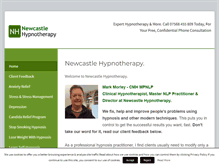 Tablet Screenshot of newcastle-hypnotherapy.com